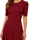 ChicSew Jewel Short Sleeve Chiffon A-Line Romantic Mom Of The Groom Dresses