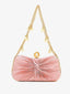 Evening Bag Clutch Bag Pleated Bow Tassel Short Chain Dress Party Evening Bag