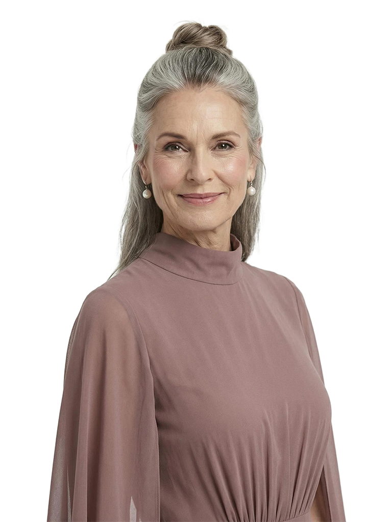 ChicSew Beautiful High-Neck A-Line Mother Of The Groom Dresses With Chiffon Cape