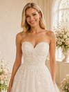 ChicSew Beautiful A-Line Sweetheart Lace Tulle Sleeveless Maxi Long Wedding Dresses