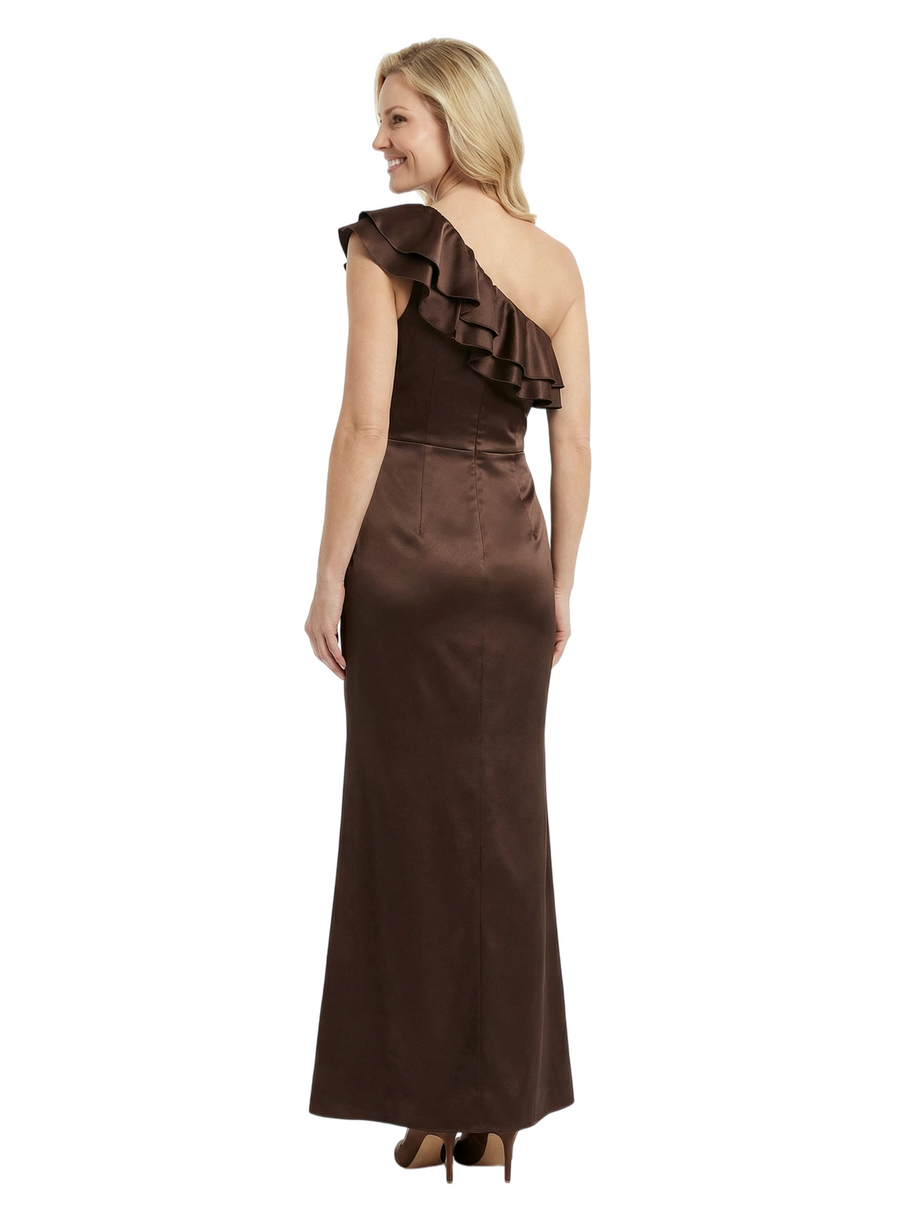 Beautiful One Shoulder Satin Ruffles Mermaid Mother Of The Bride Dresses