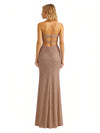 Sexy Sweetheart Side Slit Glitter Jersey Mermaid Floor Length Evening Formal Dresses