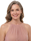 ChicSew Unique Halter Strap A-Line Ruched Chiffon Mother Of The Groom Dresses