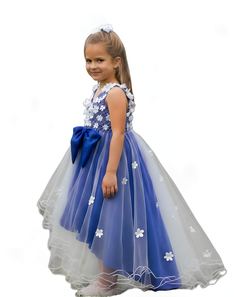 Beautiful Spaghetti Straps Sleeveless Flower Girl Dress A-Line Satin Tulle Gown For Weddings Special Occasions