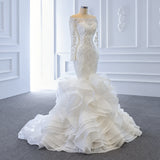 ChicSew Luxurious Ball Gown Wedding Dress With Lace Applique