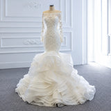 ChicSew Luxurious Ball Gown Wedding Dress With Lace Applique