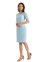 Elegant Chiffon Long Sleeves Lace Beaded Short Mother Of The Groom Dresses With Jacket