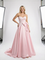 Gorgeous Sweetheart Lace Applique Bow Knot Satin A-line Party Prom Dresses