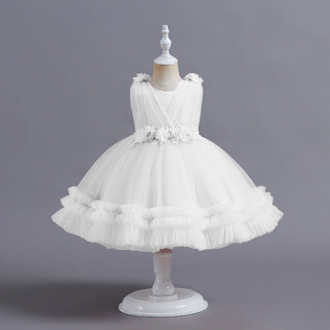 Flower Girls Dress Flower A-line Princess Gown for Wedding Kids Tutu Dresses