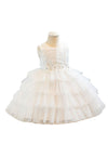 Gradient Flower Girls Dress Cute Princess Gown for Wedding Gradient Kids Tutu Dresses