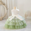 Gradient Flower Girls Dress Cute Princess Gown for Wedding Gradient Kids Tutu Dresses