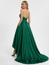 Classy Sweetheart Strapless High-Low Formal Prom Gowns