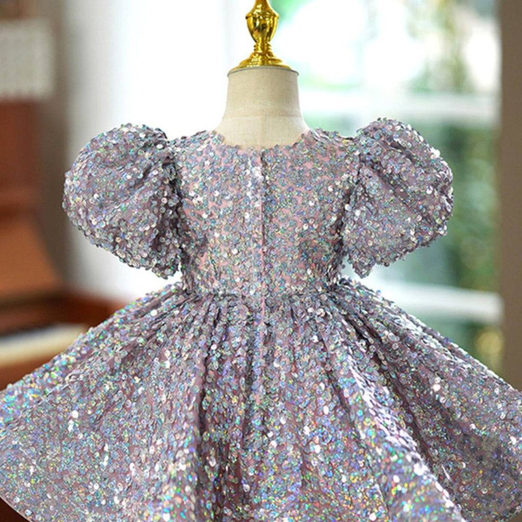 Elegant party dress for Girl Wedding Flower girl Dresses Kids Princess Party Prom Girl