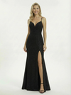 Sparkly Sequins V-neck Side Slit Mermaid Prom Dress