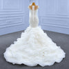 ChicSew Beaded Illusion Mermaid Ball Gown Wedding Dress
