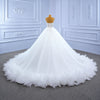 ChicSew Luxurious Spaghetti Straps Beaded Ball Gown Wedding Dress