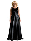 Sparkly Scoop Sleeveless A-line Floor Length Mother of the Brides Dresses