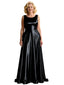 Sparkly Scoop Sleeveless A-line Floor Length Mother of the Brides Dresses
