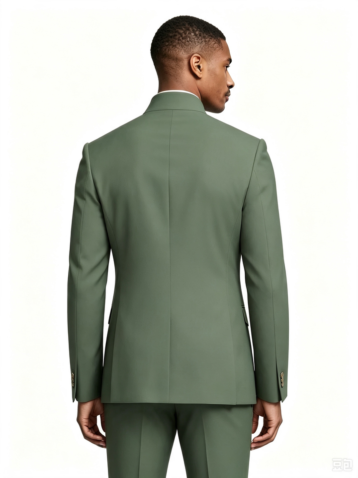 Classic 1 Piece Men's Suit with Regular Fit and Sophisticated Peak Lapel