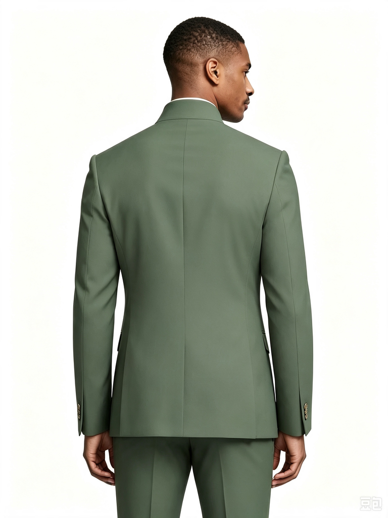 Classic 1 Piece Men's Suit with Regular Fit and Sophisticated Peak Lapel