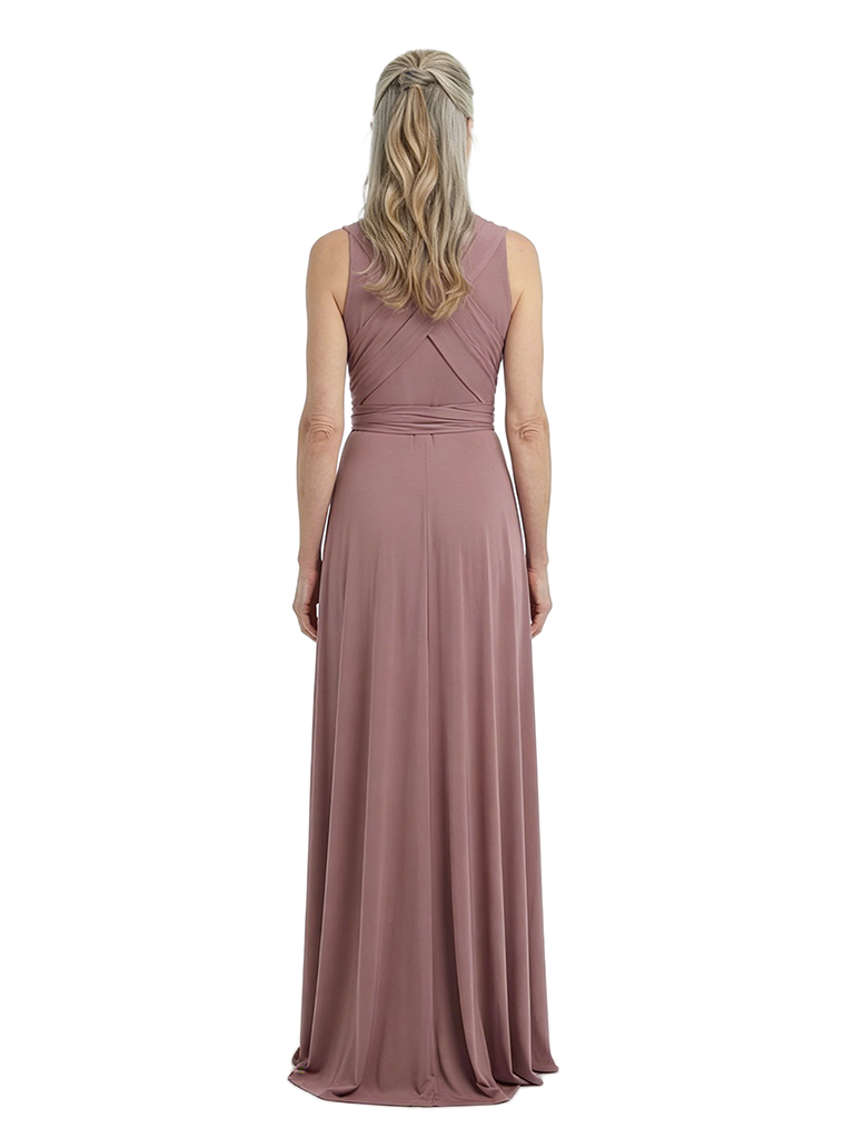 ChicSew Infinity V-Neck Sleeveless Floor Length Chiffon Modern Mother of the Bride Dresses A-Line