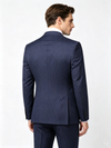 Classic 1 Piece Dark Navy Men's Suit with Regular Fit and Sophisticated Peak Lapel