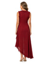ChicSew Jewel Sleeveless High-Low Chiffon A-Line Mother Of The Bride Dresses