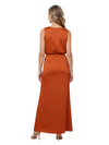 ChicSew Bateau Sleeveless Satin Floor-Length Mermaid Mother of the Bride Dress