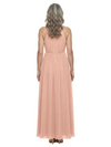 ChicSew Halter Chiffon A-Line Ruched Mother Of The Groom Dress High Neck Ankle-Length Formal Gown