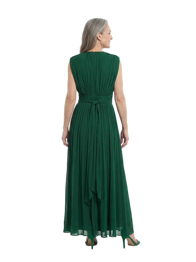 ChicSew V-Neck Flowy Chiffon Ankle Length Formal Evening Gowns