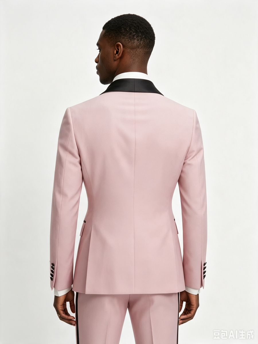 Classic 2 Piece Pink Men's Suit with Regular Fit and Sophisticated Peak Lapel