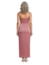 ChicSew Elegant Square Neck Silky Satin Sheath Mother Of The Bride Gown With Draped Waist