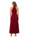 ChicSew High Neck Chiffon A-Line Ankle-Length Mother Of The Groom Dress