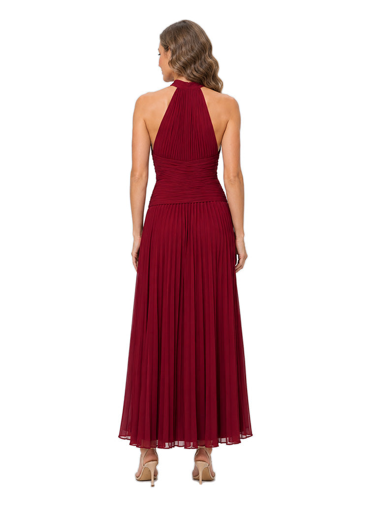 ChicSew High Neck Chiffon A-Line Ankle-Length Mother Of The Groom Dress