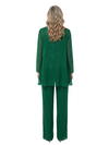 ChicSew Trendy Pant Suit Sequin Lace Bodice Chiffon For Mother Of The Bride