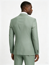 Classic 1 Piece Sage Men's Suit with Regular Fit and Sophisticated Peak Lapel