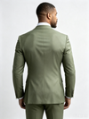 Classic 1 Piece Dusty Sage Men's Suit with Regular Fit and Sophisticated Peak Lapel