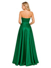 ChicSew Simple Sweetheart A-Line Floor-Length Satin Bridesmaid Dresses
