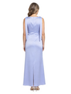 ChicSew Jewel Sleeveless Bow Shoulder Silky Satin Sheath Elegant Sheath Mother Of The Groom Wedding Dress
