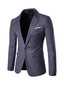 Grey Men's Casual single Piece Suit Notch Lapel Flat Tuxedos 1 piece CN521