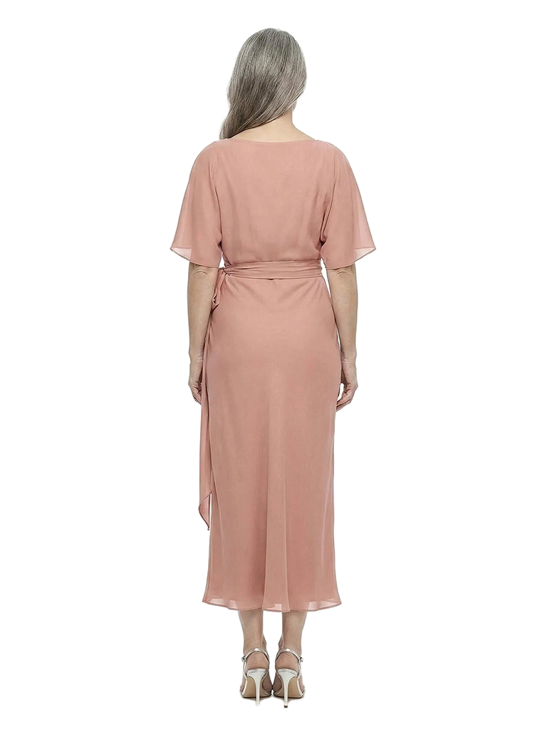 ChicSew Elegant Bateau Tea-Length A-Line Chiffon Mother Of The Bride Dresses