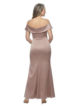 ChicSew Fancy Off Shoulder Silky Satin Mermaid Mother Of The Groom Evening Gowns