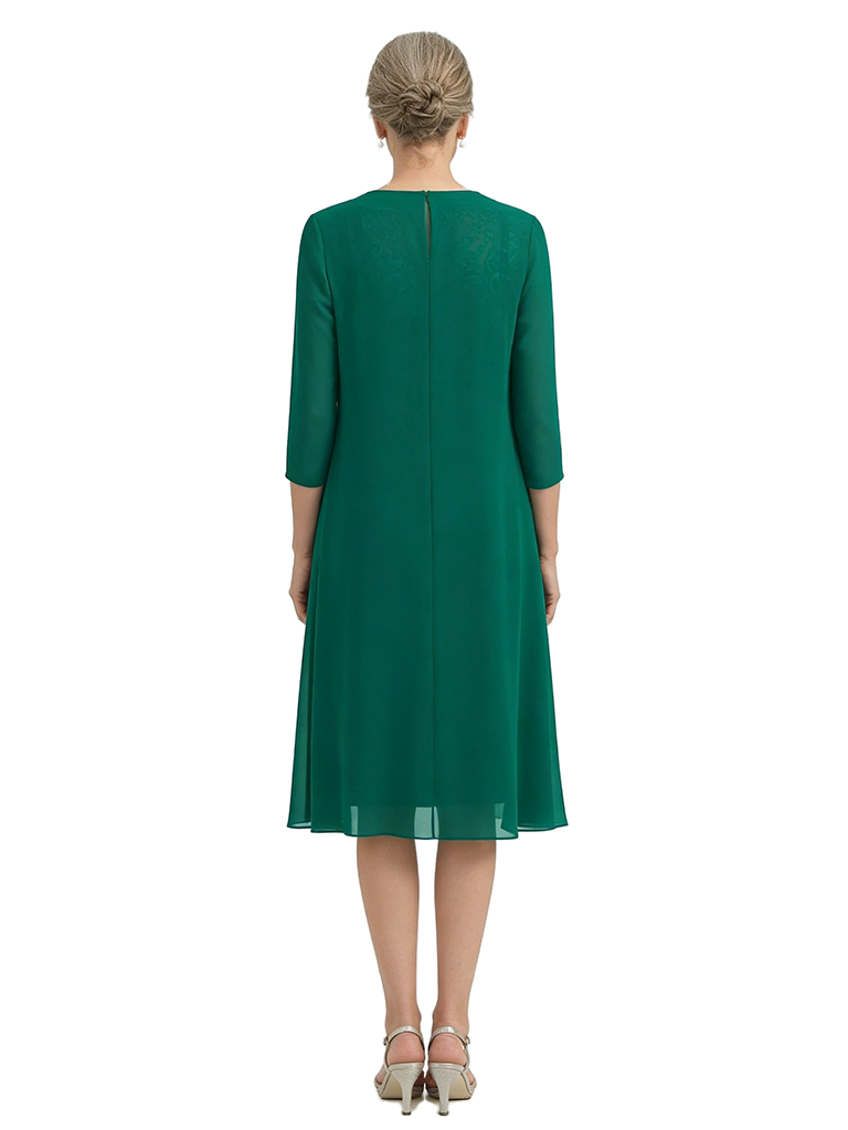 ChicSew Modern 3/4 sleeves Lace Sheath Mother Of The Bride Dresses With Lace Chiffon Jacket