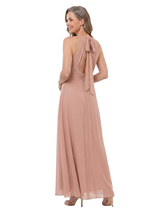ChicSew Unique Halter Strap A-Line Ruched Chiffon Mother Of The Groom Dresses