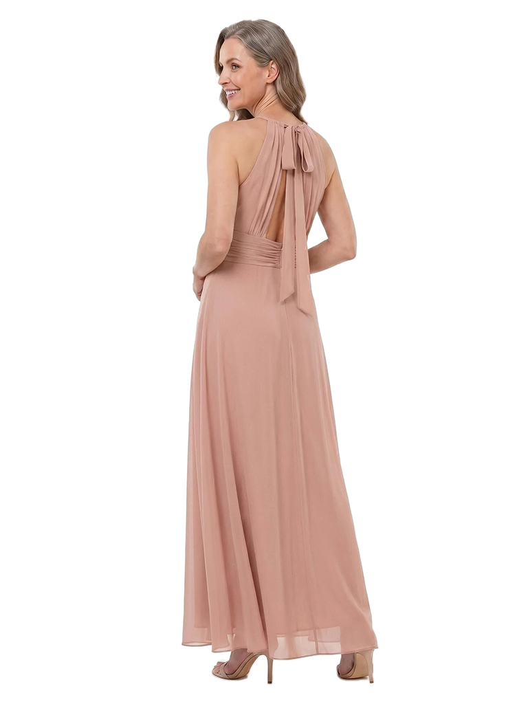ChicSew Unique Halter Strap A-Line Ruched Chiffon Mother Of The Groom Dresses