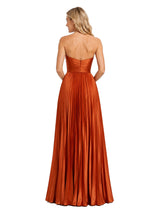 ChicSew Sweetheart Pleats Soft Satin A-Line Floor-Length Bridesmaid Dresses