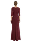 Modern Chiffon Long sleeves Mother Of The Bride Gown With Side Slit