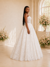 ChicSew Romantic A-Line Sweetheart Tulle Lace Applique Long Wedding Dress