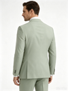 Classic 3 Piece Sage Men's Suit with Regular Fit and Sophisticated Peak Lapel