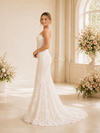 ChicSew Modern Sweetheart Sleeveless Mermaid Lace Tulle Maxi Wedding Dress